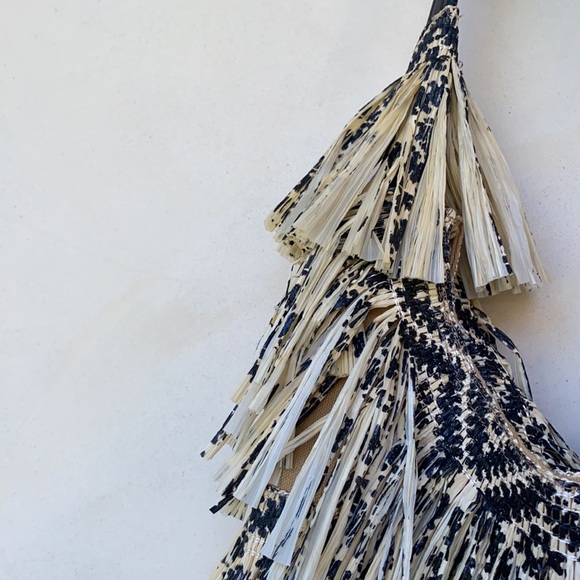 Free People Soleil Raffia Hobo Shoulder Bag NWT - Picture 4 of 8